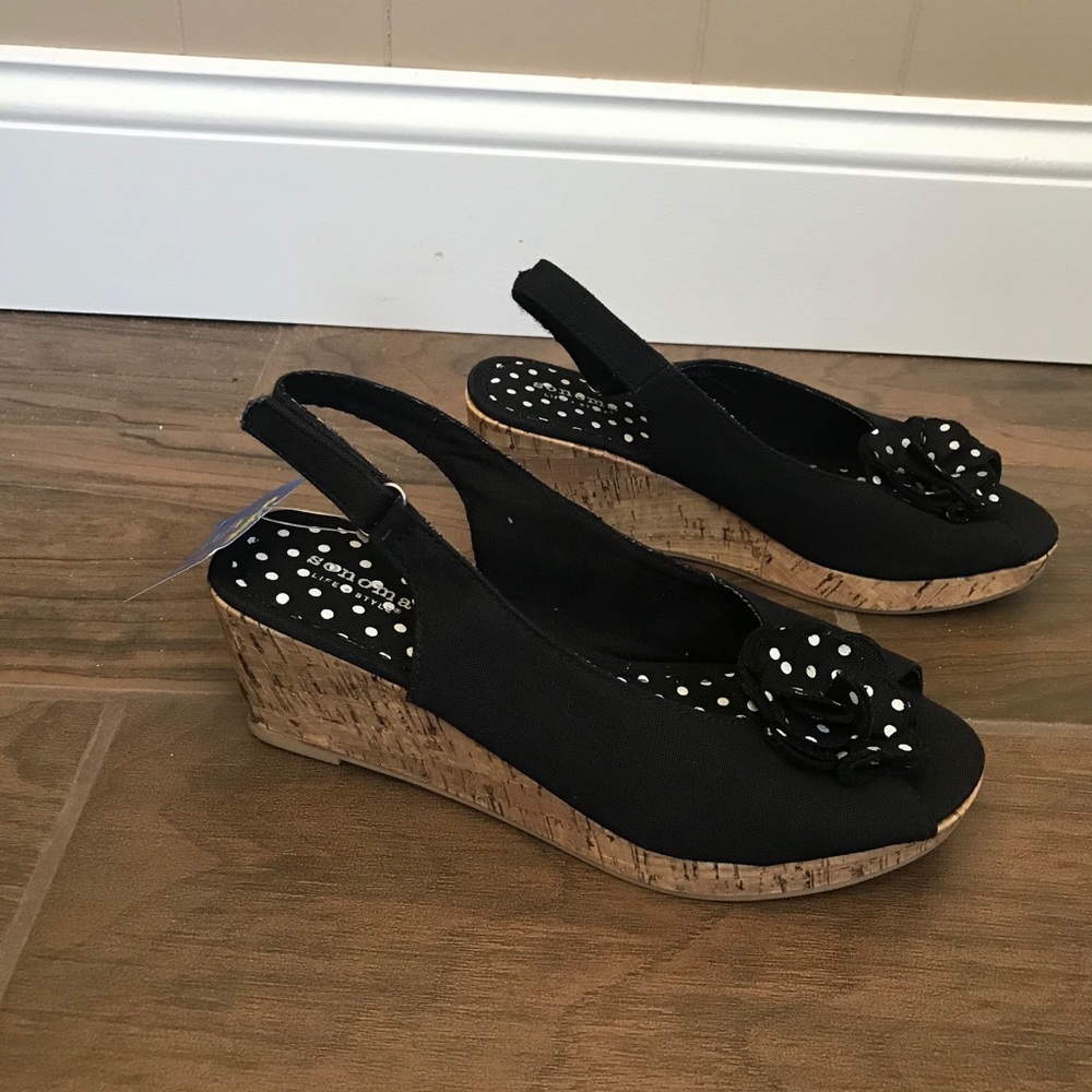 Kids Open Toe Wedges